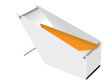 Stolní dávkovač etiket IN-OUT (80 mm)